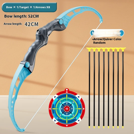 Children'S Toy Suit Parent-Child Outdoor Sports Boy'S Traditional Bow and Arrow